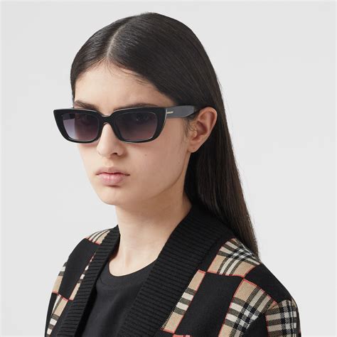 Burbery full black Handmade Acetate Sunglasses.